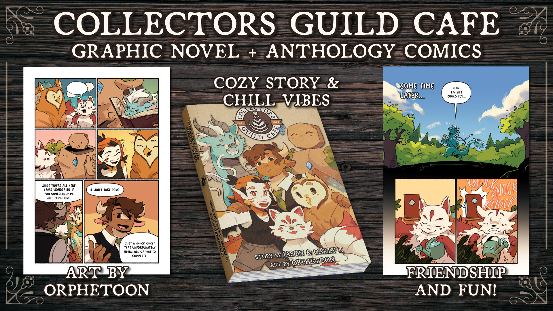 collectors guild cafe printopia backerkit hero image